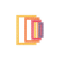 Sizzix • framelits die set fanciful renee deco rectangles 9pcs
