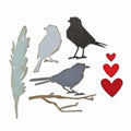 Sizzix • tim holtz thinlits die set vault lovebirds