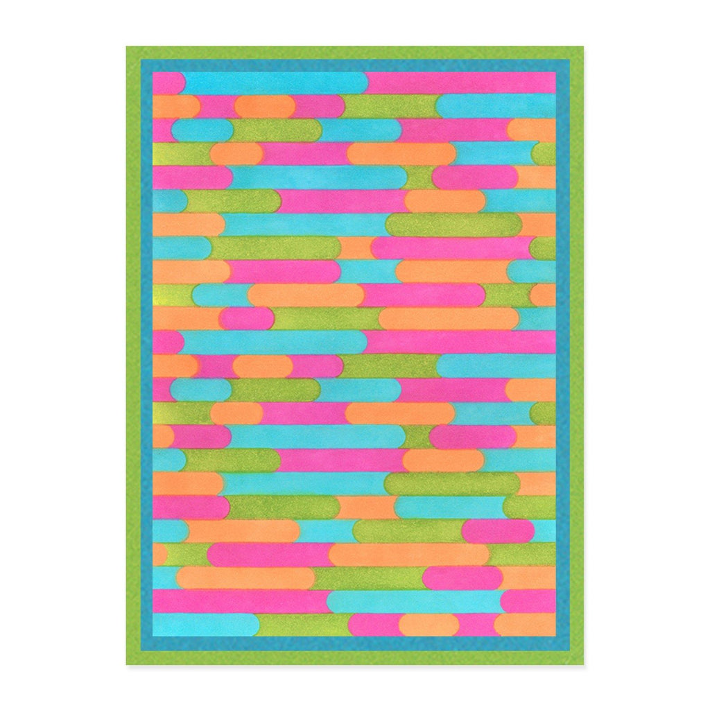 Sizzix • cosmopolitan layered stencils a6 downtown 4pcs