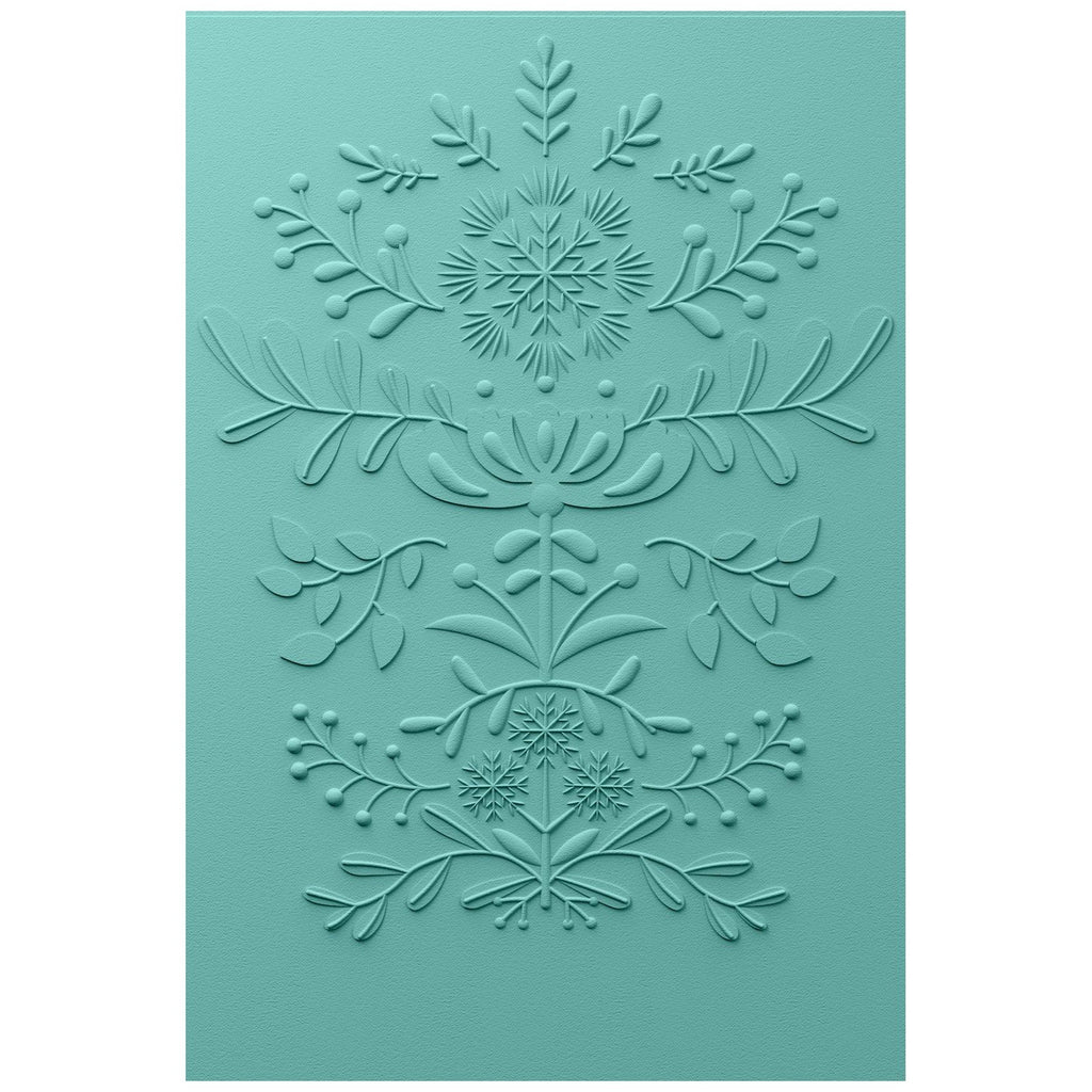 Sizzix • 3d textured impressions embossing folder yuletide