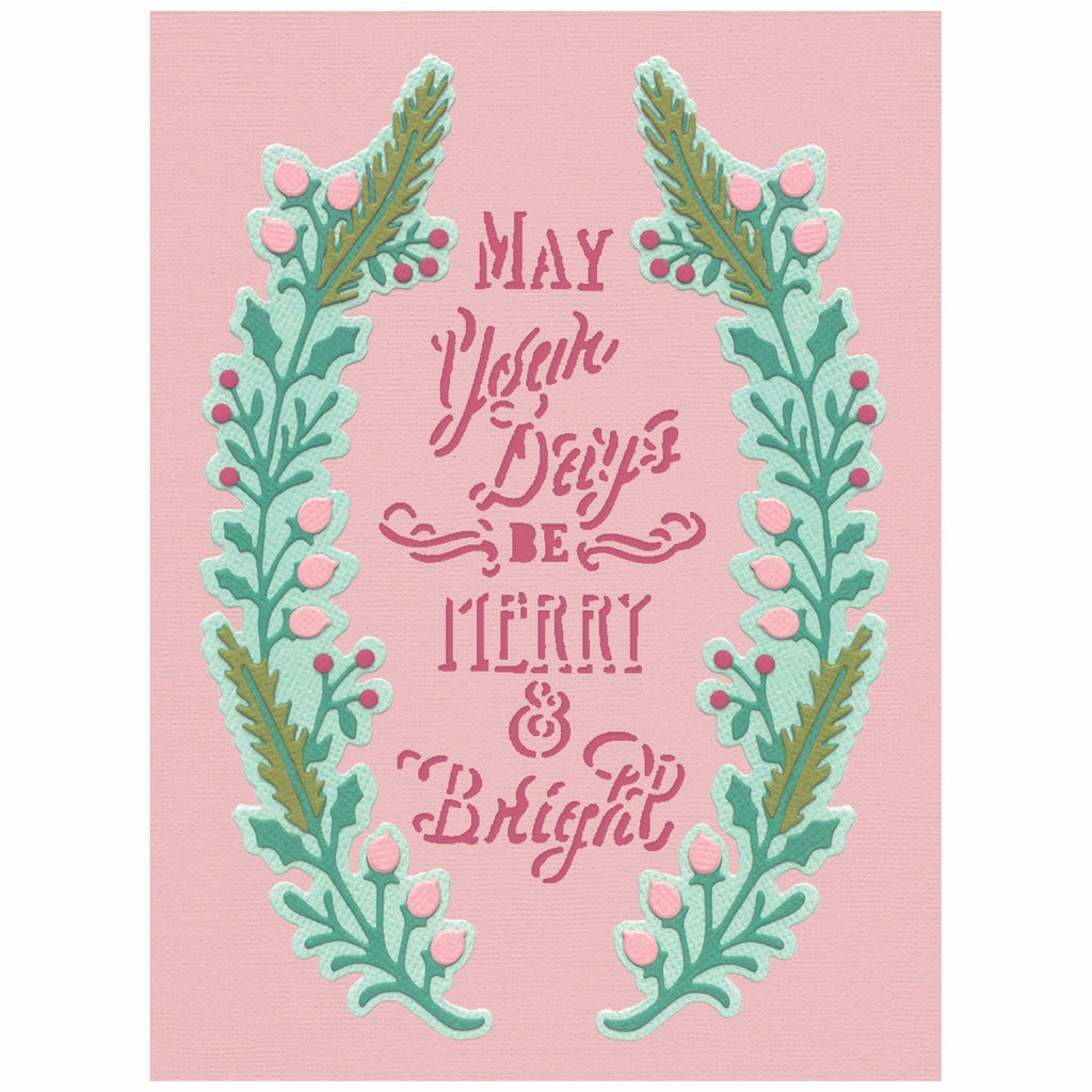 Sizzix • thinlits die set merry bright nr.2 12pcs