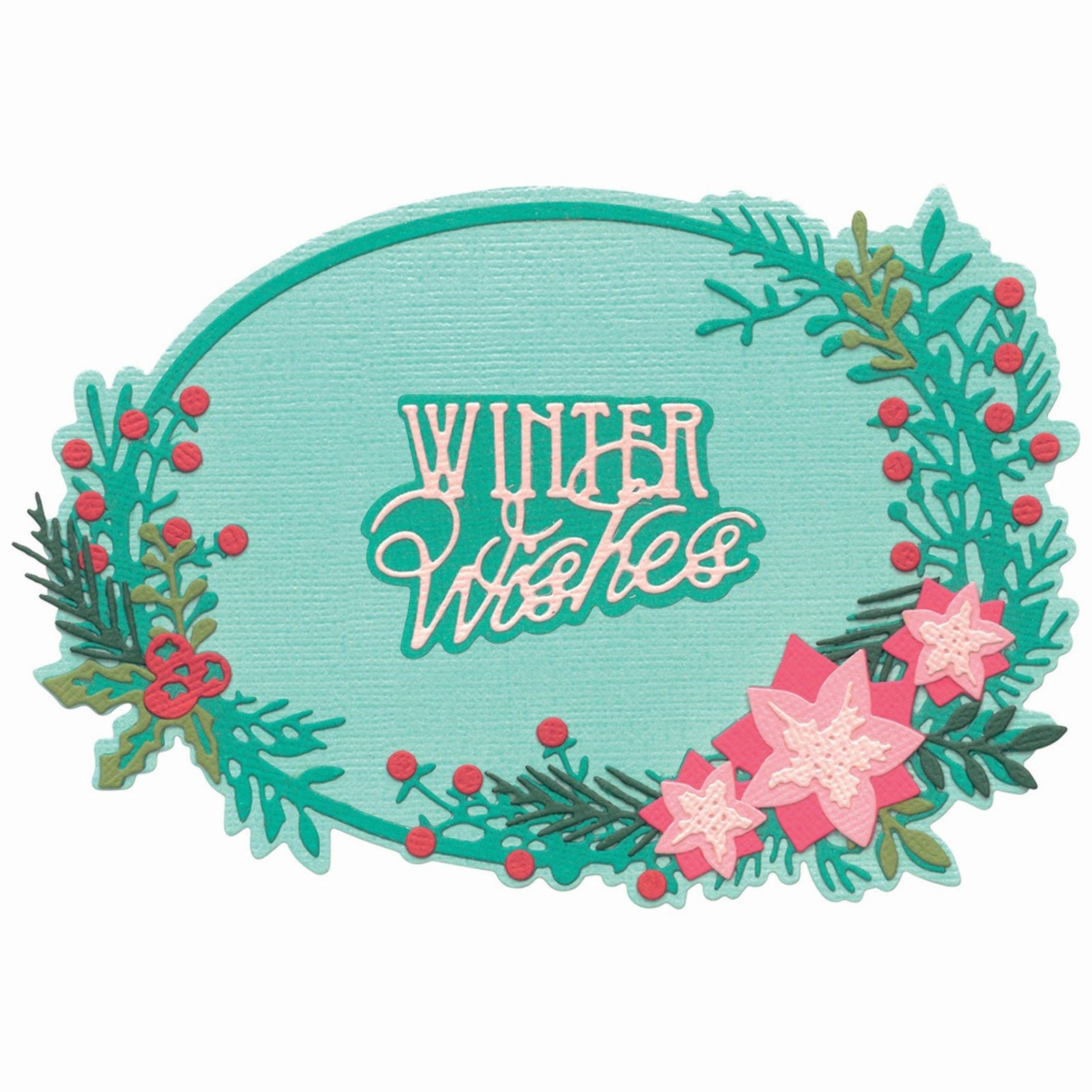Sizzix • thinlits die set winter wishes nr.2 14pcs