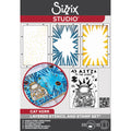 Sizzix • studio clear stamps set 10pcs 3pcs stencils ad astra by cat kerr