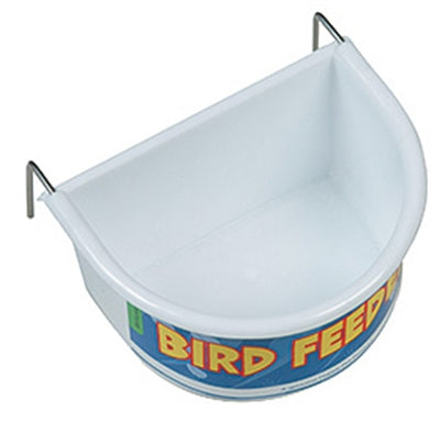 Happy Tierfutternapf halb braun weiß