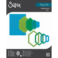 Sizzix • framelits die set 10pcs -framelits reversed belinda stitched hexagons by stacey park