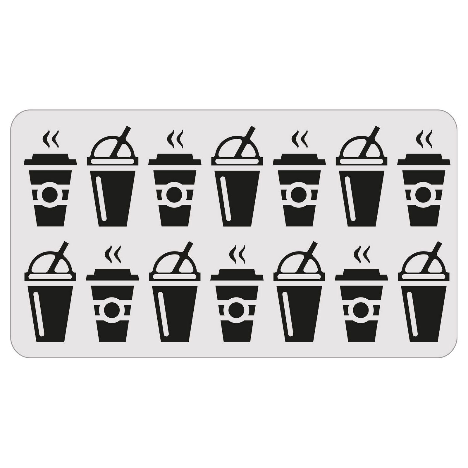 Sizzix • vault embossing folder with thinlits die set fresh brewed by tim holtz 12pcs
