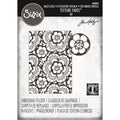 Sizzix • multi level textured impressions embossing folder vault lace by tim holtz