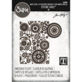 Sizzix • multi level textured impressions embossing folder vault gears by tim holtz