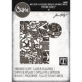 Sizzix • multi level textured impressions embossing folder vault airmail by tim holtz