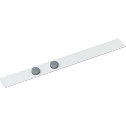 Maul metaalstrip standard stalen plaat metaal zelfklevende schuimlaag 50 x 5 x 0.93 cm wit