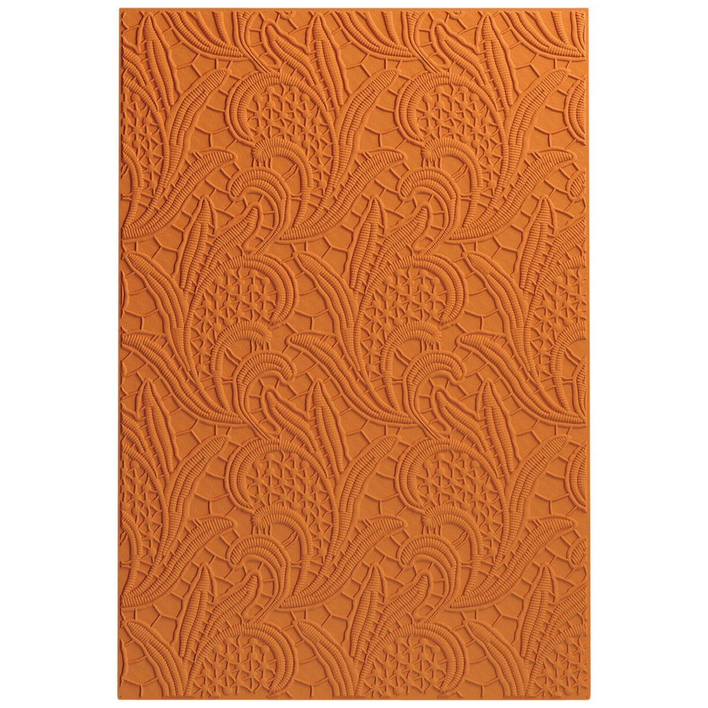 Sizzix • 3d textured impressions a5 embossing folder lacy leaves by eileen hull