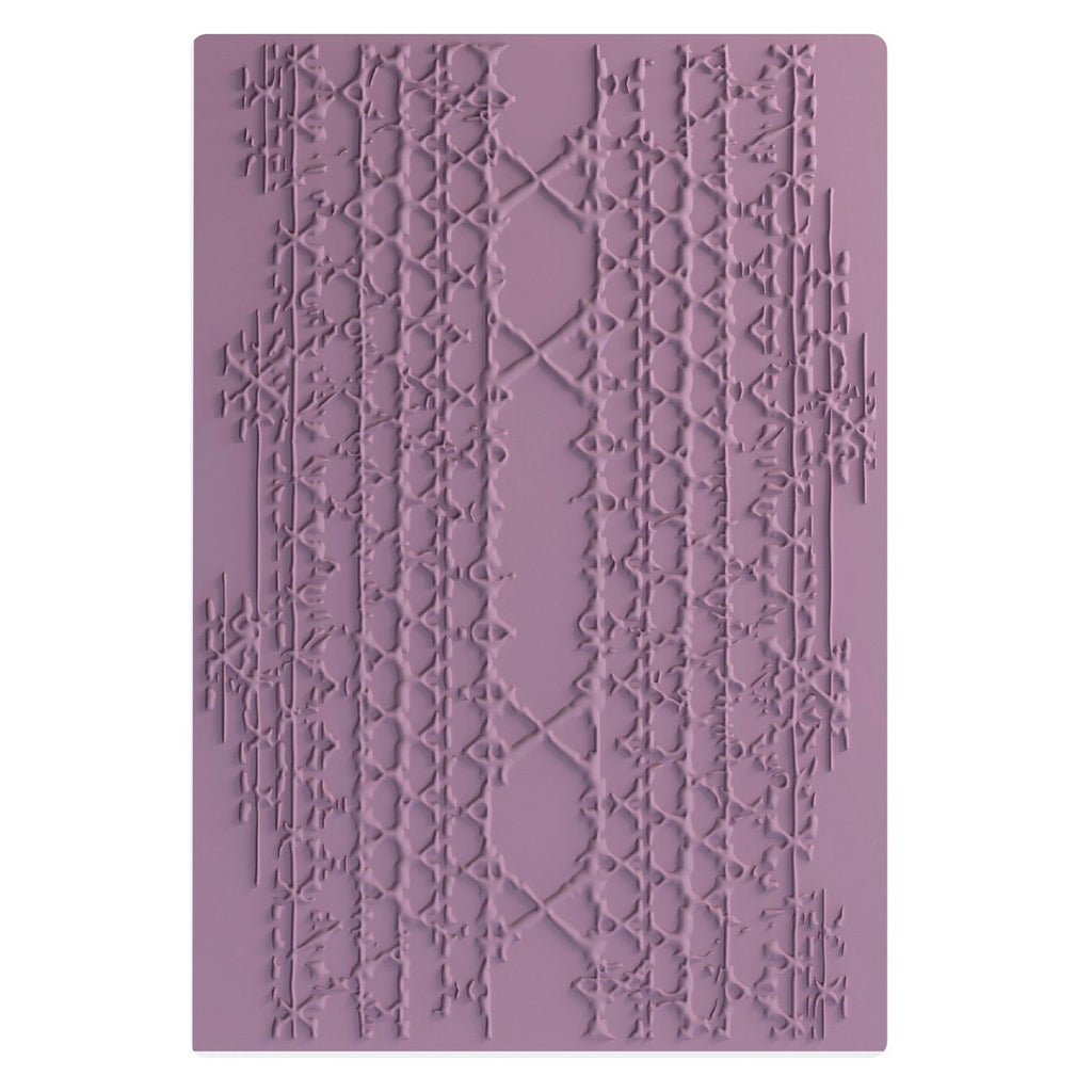 Sizzix • 3-d textured impressions embossing folder magic mesh by seth apter