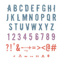 Sizzix • thinlits die set 43pcs typography by seth apter