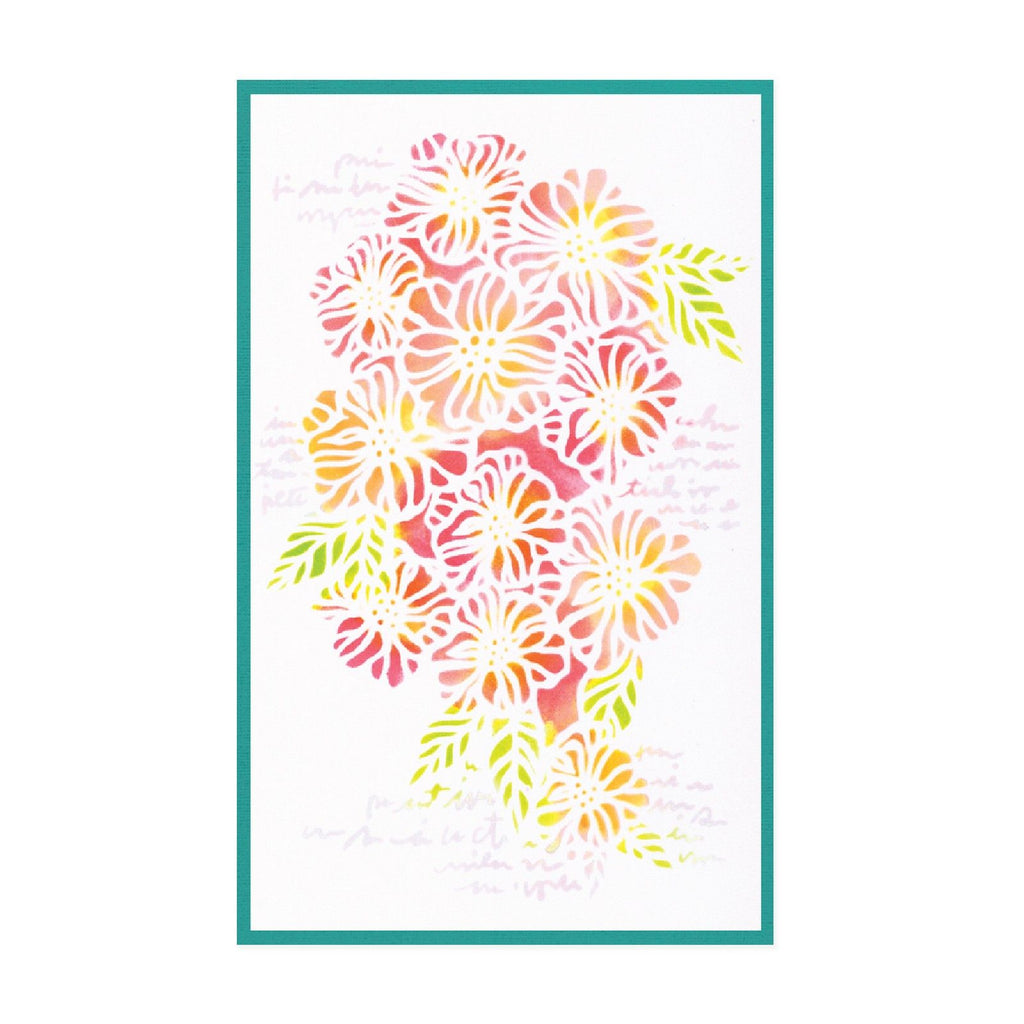 Sizzix • a5 stencil 4pcs buildables botanicals 1 by vicki boutin