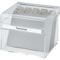 Maul kaartenbak met index a6 acryl 15.9 x 12.7 x 12.5 cm transparant