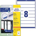 Folder etiketten avery l6060-25 wit 192x34mm 200 etiketten