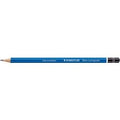 Houten potlood 2b blauw zwart staedtler mars lumograph 100
