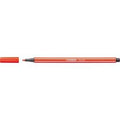 Stabilo viltstift 68-40 1 mm lichtrood