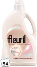 Fleuril white light - vloeibaar wasmiddel - witte en pastelkleuren was - 54 wasbeurten - grootverpakking