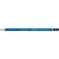 Houten potlood 2h blauw zwart staedtler mars lumograph 100