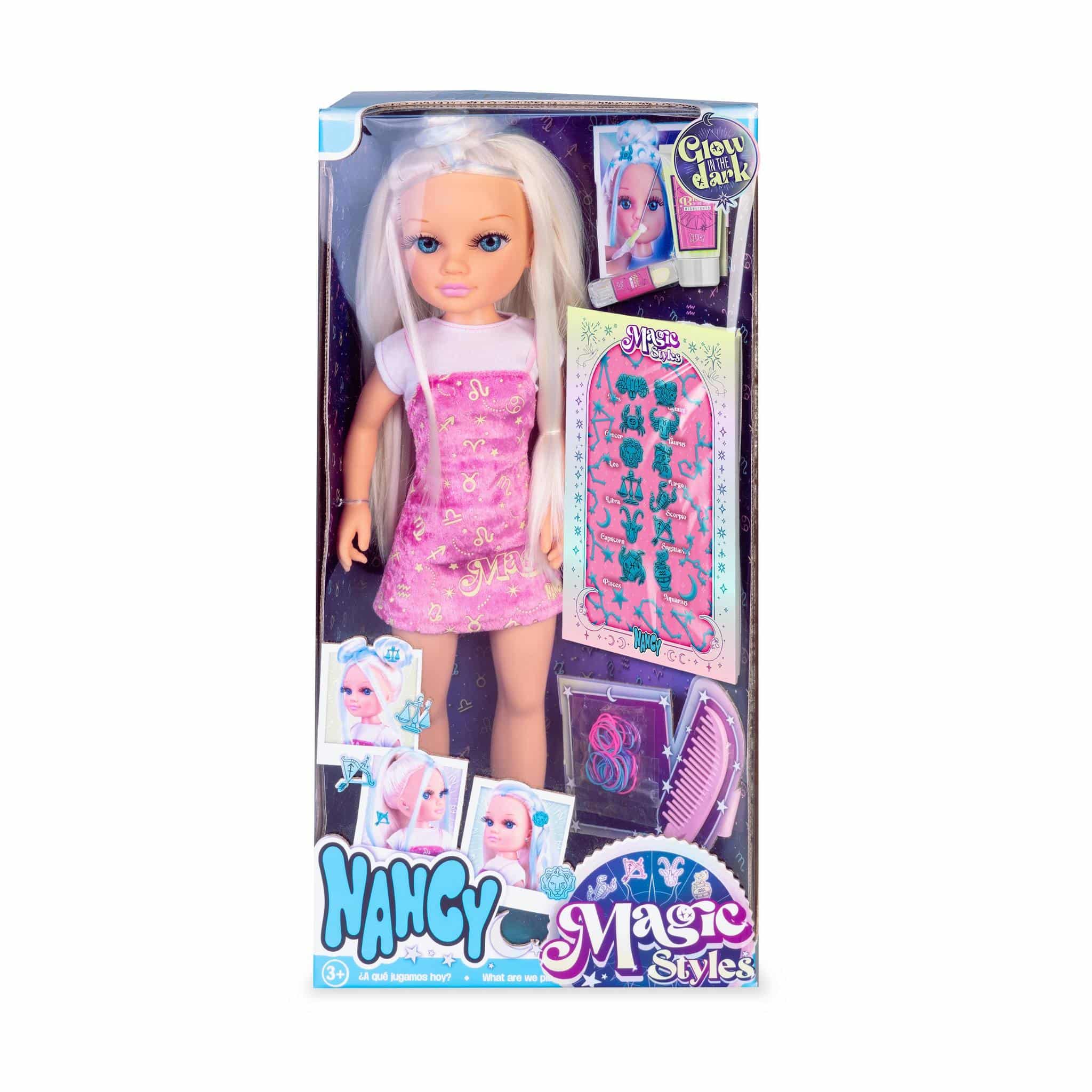 Famosa nancy pop magic styles glow in the dark 42 cm groot