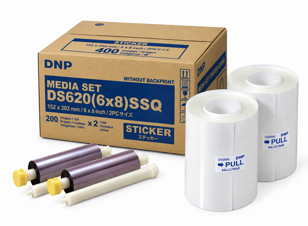 Dnp papier snow quartz 2 rol à 200 st. 15x20 voor ds620