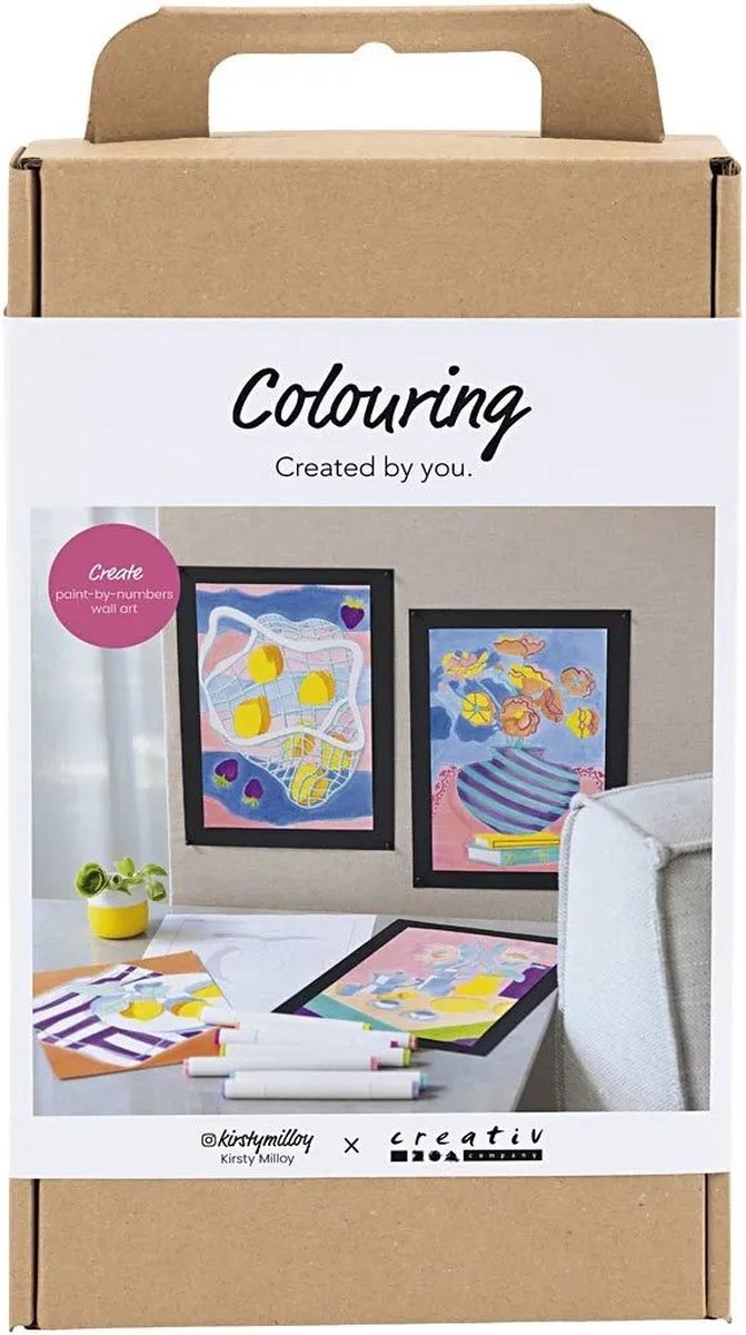 Creativ company http: www.cchobby.nl hobbyset-kleuren-schilderen-volgens-cijfers-markeerstiften-1-doos-977796
