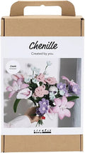 Creativ company http: www.cchobby.nl hobbyset-bloemen-van-chenilledraad-bloemen-pastelkleuren-1-doos