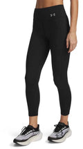 Under armour ua velociti ankle tights-blk dames sportlegging - zwart - reflective s