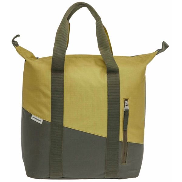 Neue Looxs Kota Fahrradtasche, 24 Liter, 45 x 18 x 36 cm, olivgelb