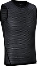 Gripgrab - ultralight mesh mouwloos base layer zomer fiets ondershirt polygiene zweethemd - zwart - heren - maat m