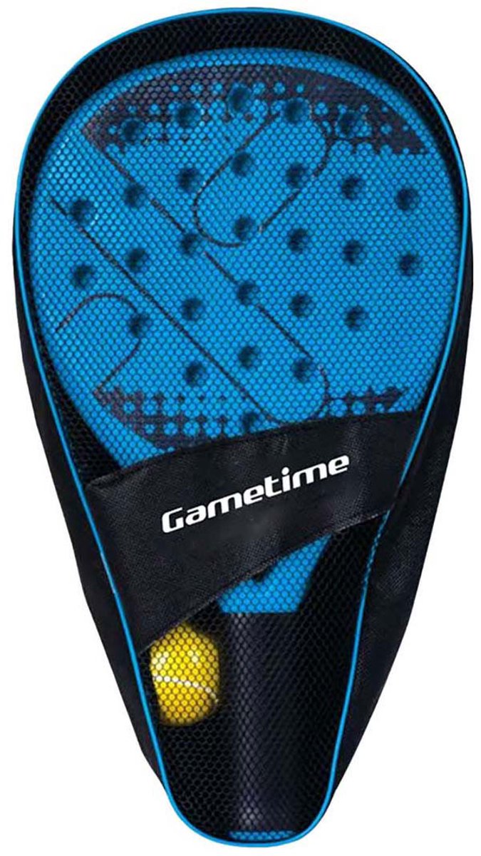 Z1 padel set 2 rackets met bal en opbergtas - gametime sport speelgoed.