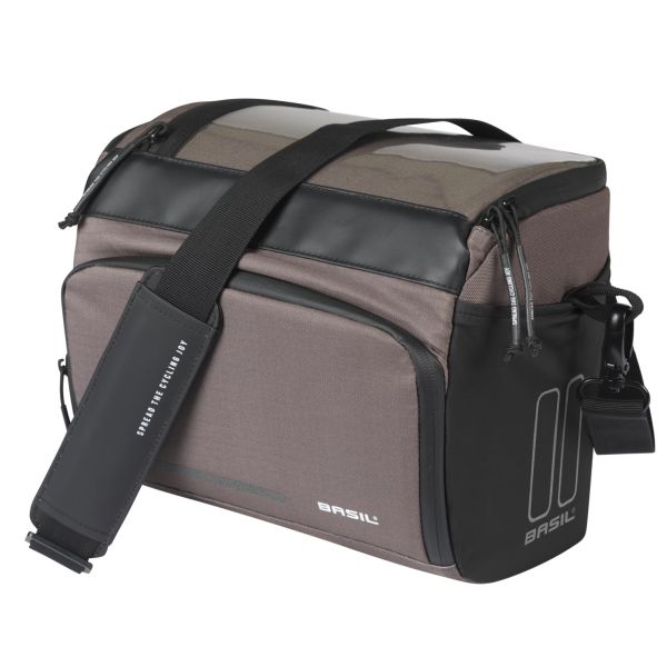 Basil Move KF Lenkertasche, 7–8 Liter, 17 x 23 x 20 cm, braun
