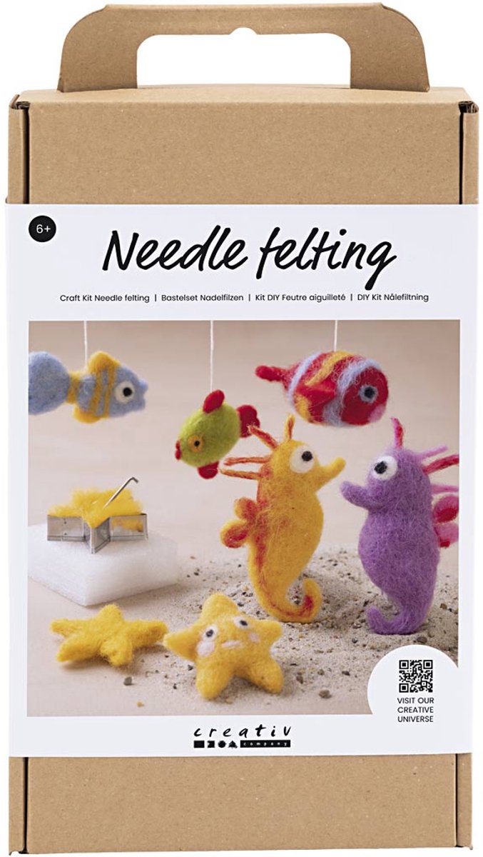 Creativ Company Hobbyset Nadelfilz-Meerestiere