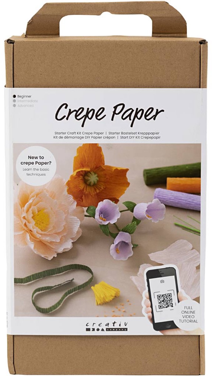 Creativ company https: www.cchobby.nl starter-hobbyset-crepepapier-diverse-kleuren-1-doos