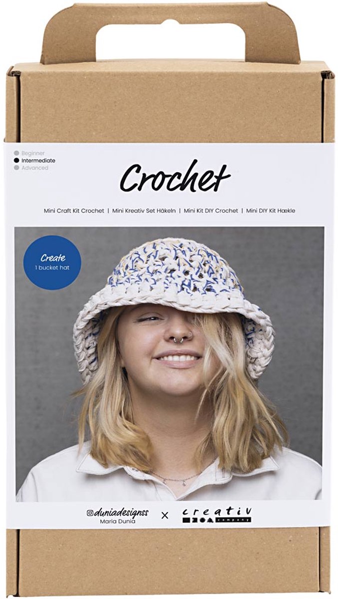 Creativ Company Hobbyset großer gehäkelter Sonnenhut