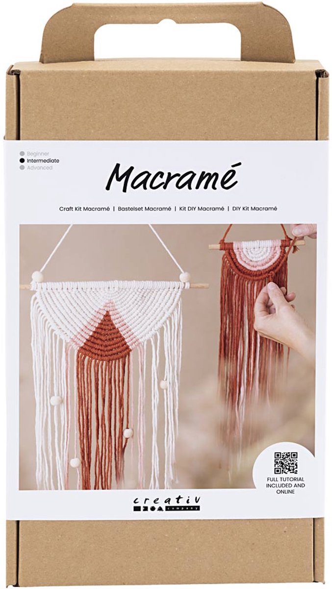 Creativ company http: www.cchobby.nl hobbyset-macrame-wanddecoratie-1-doos
