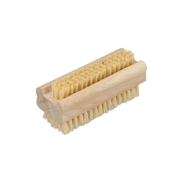 Wecoline weco nagelborstel hout fiber dubbele inzet