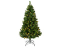 Everlands kunstkerstboom imperial pine 150cm hoog verlicht met 170 geintegreerde warmwitte led lampjes