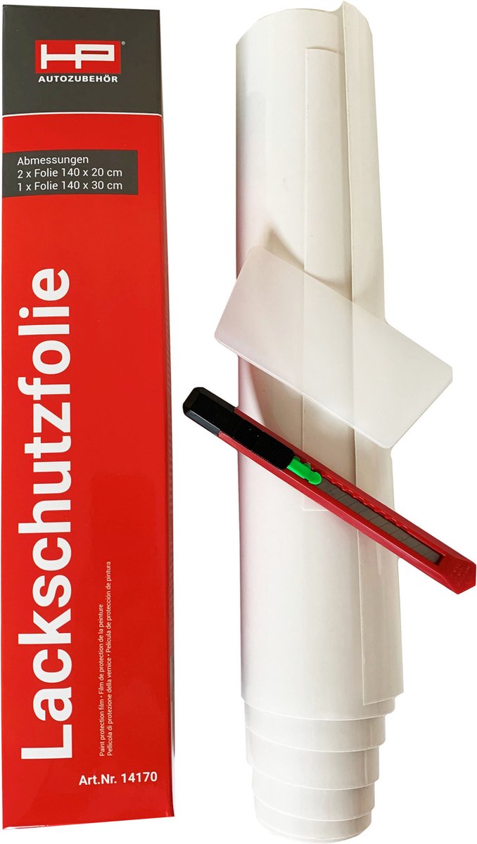 Merkloos sans marque beschermfolie voor lak en steenslag - set van 3