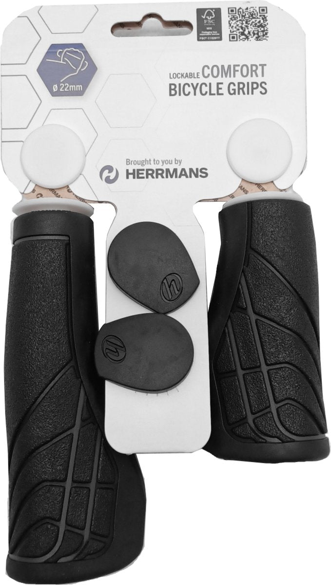 HERMANS Griffe, 90 x 125 mm, grau/schwarz