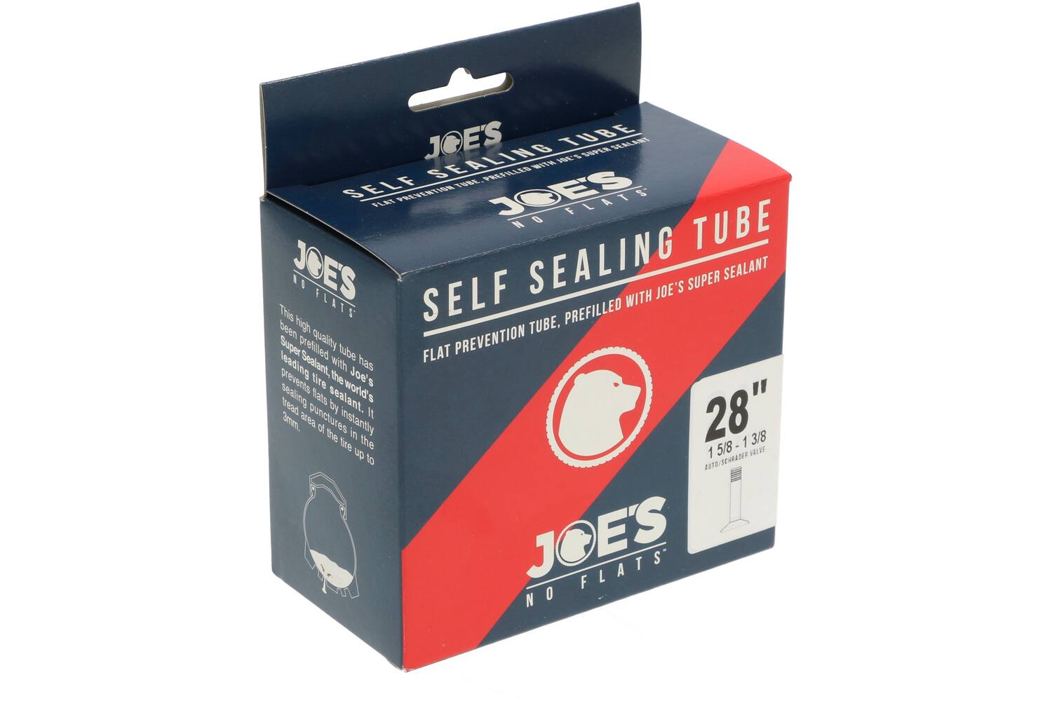 Joes joe's no flats - binnenband self sealing tube av 28x1 5 8-1 3 8 (mtb)