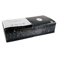 Servet zwart 2 laags 33 cm 1 4 vouw (50 stuks)