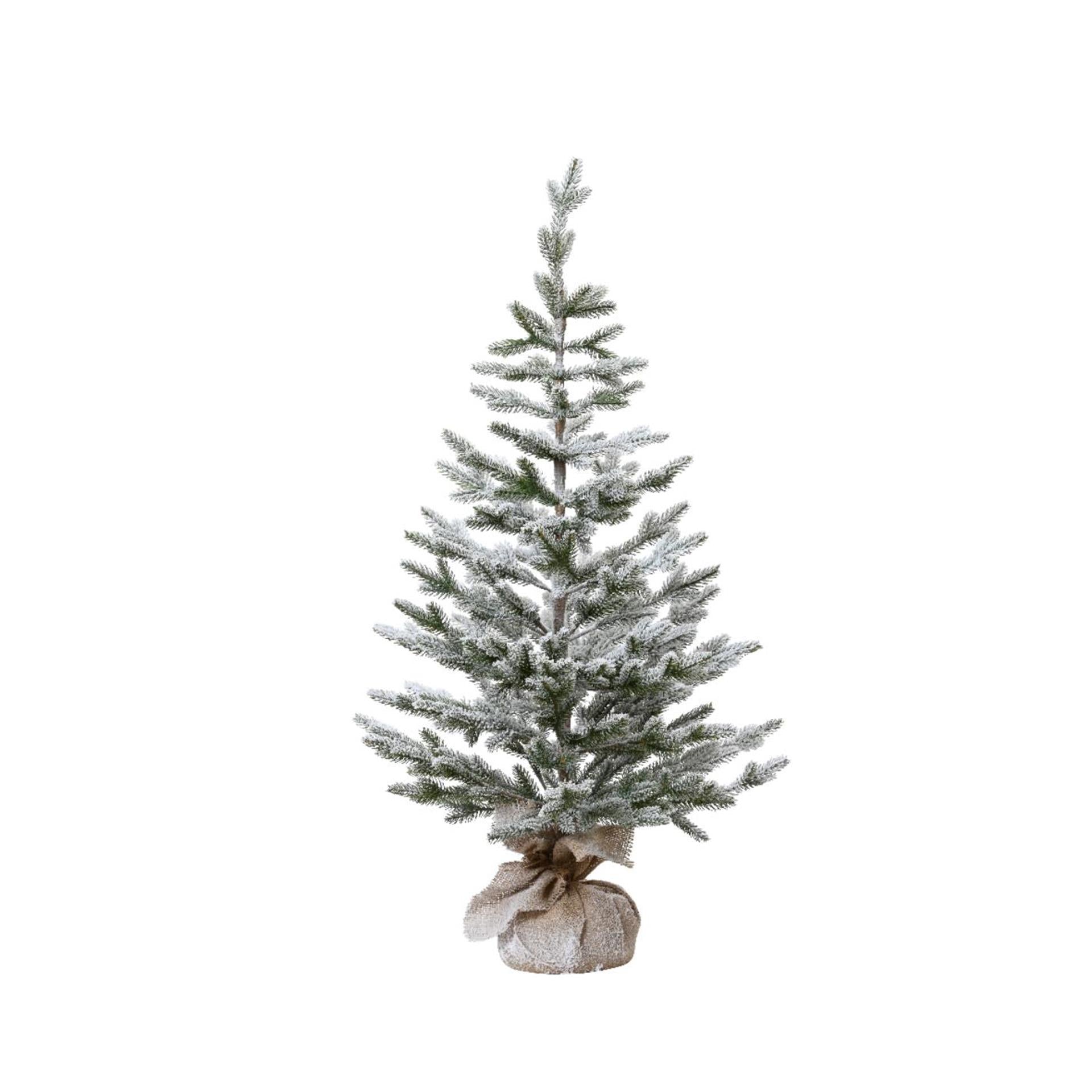 Decoris kunstkerstboom met sneeuw ø50xh100cm