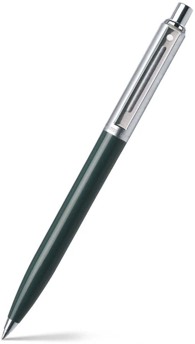 Sheaffer balpen - sentinel 321 - dark green brushed chrome