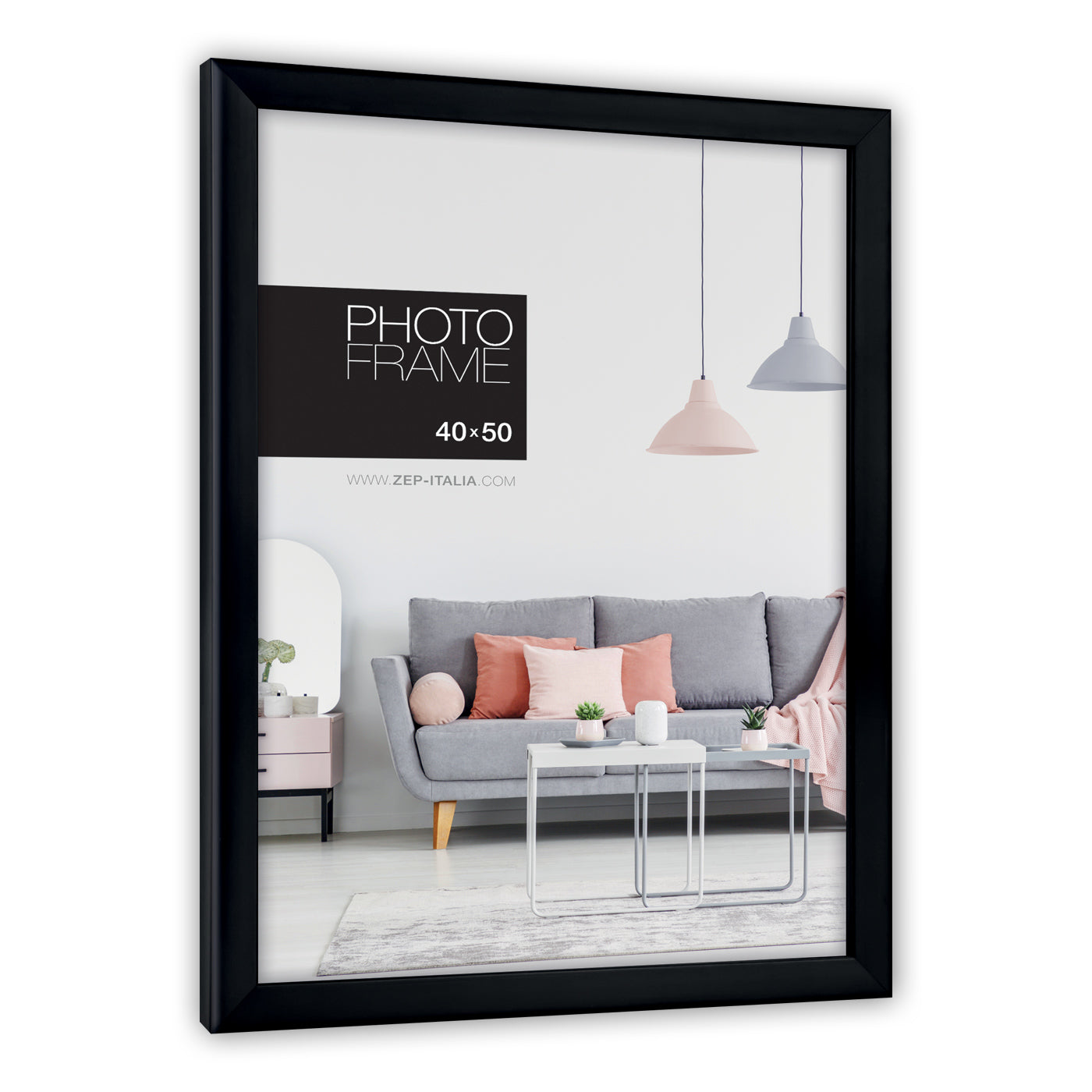 Zep fotolijst np64b edison black 40x60 cm