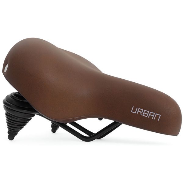 Edge Urban Fahrradsattel - mattes Dunkelbraun (auf Karton)