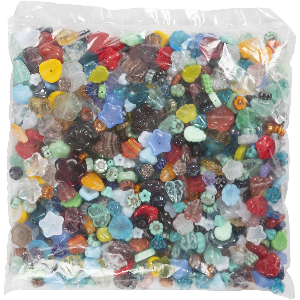 Https: www.cchobby.nl glazen-kralen-bladeren-bloemen-d-6-17-mm-gatgrootte-0-5-1-5-mm-diverse-kleuren-350-gr-1-doos