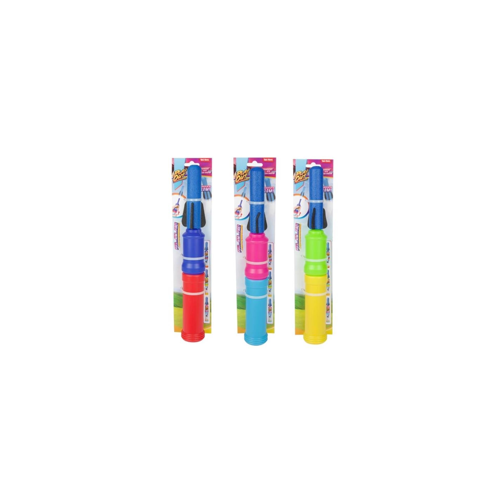 Toi-toys foamraket met afschieter 28cm