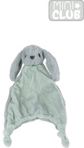 Mini club pluche knuffeldoekje konijn met knoopjes 3ass 38cm